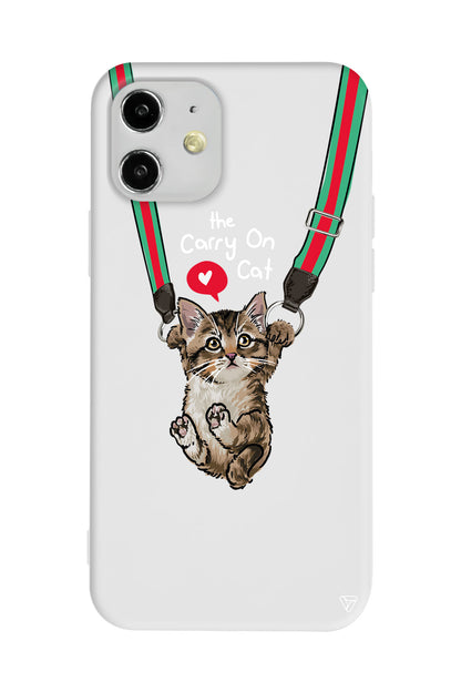 Sevimli Yavru kedi Lansman Model İçi Kadife Silikon Telefon Kılıfı