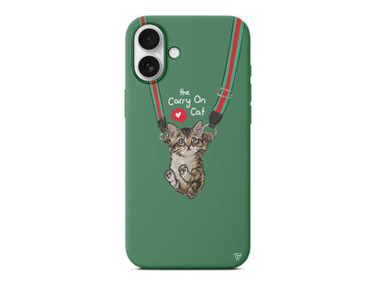 Sevimli Yavru kedi Lansman Model İçi Kadife Silikon Telefon Kılıfı