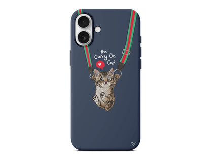 Sevimli Yavru kedi Lansman Model İçi Kadife Silikon Telefon Kılıfı