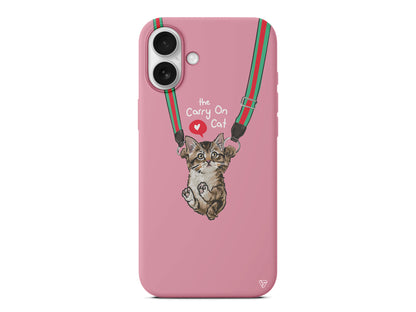 Sevimli Yavru kedi Lansman Model İçi Kadife Silikon Telefon Kılıfı