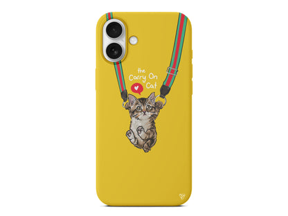 Sevimli Yavru kedi Lansman Model İçi Kadife Silikon Telefon Kılıfı