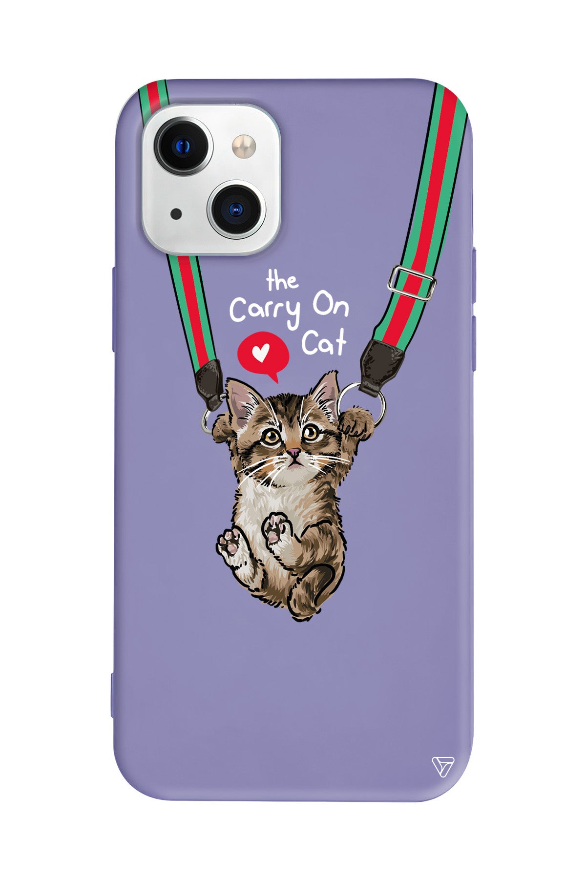 Sevimli Yavru kedi Lansman Model İçi Kadife Silikon Telefon Kılıfı