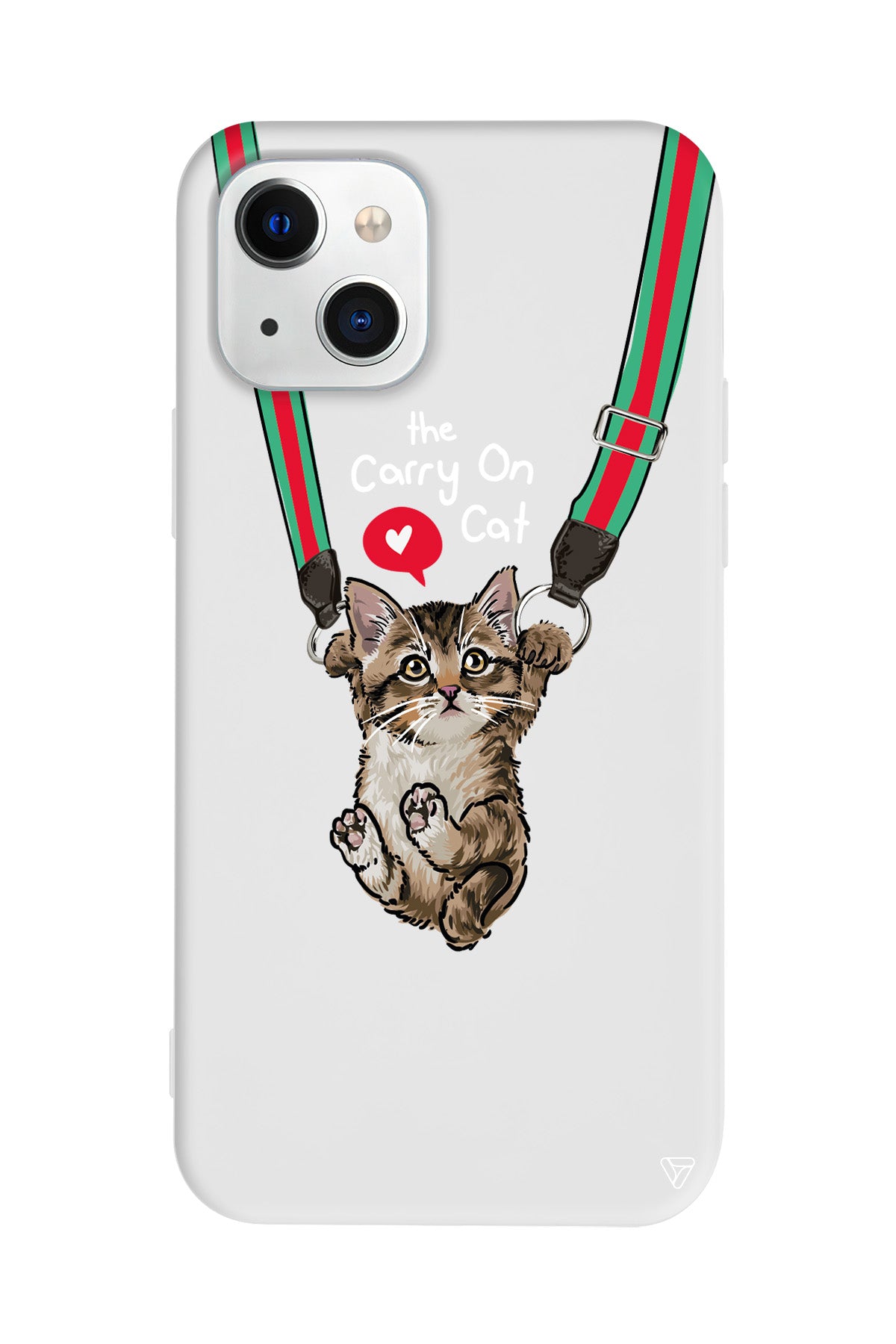 Sevimli Yavru kedi Lansman Model İçi Kadife Silikon Telefon Kılıfı