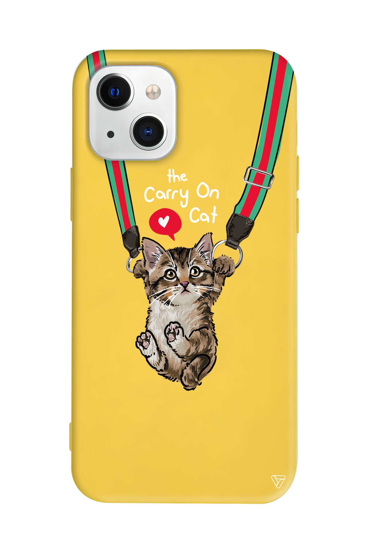 Sevimli Yavru kedi Lansman Model İçi Kadife Silikon Telefon Kılıfı