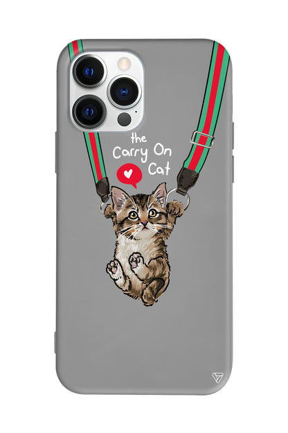 Sevimli Yavru kedi Lansman Model İçi Kadife Silikon Telefon Kılıfı