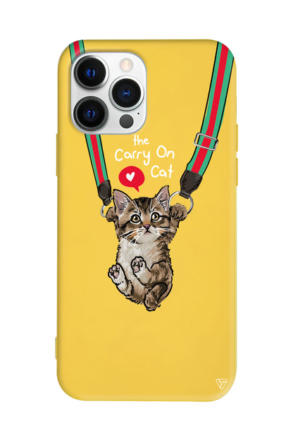 Sevimli Yavru kedi Lansman Model İçi Kadife Silikon Telefon Kılıfı