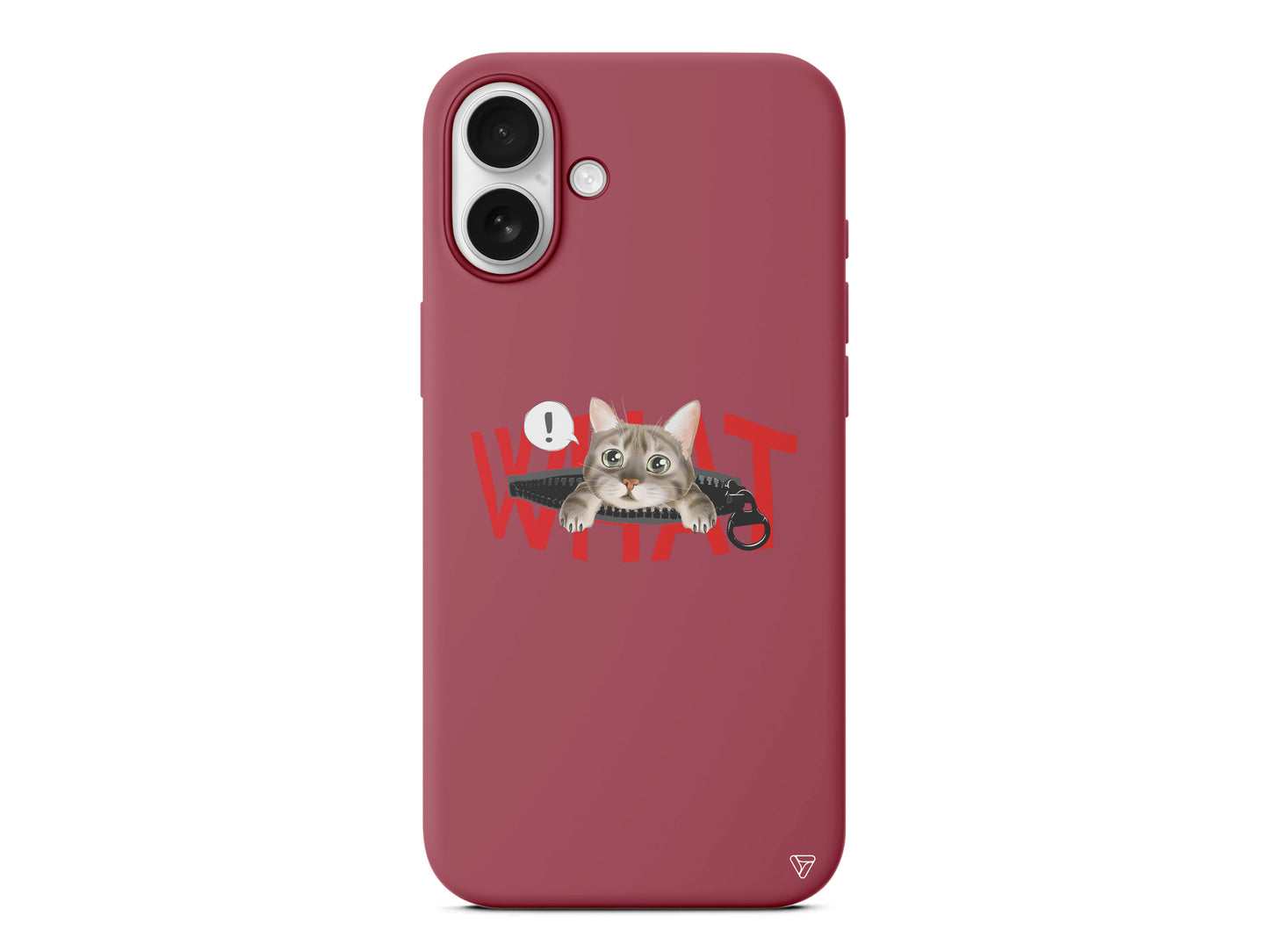 What! Kedi Lansman Model İçi Kadife Silikon Telefon Kılıfı – Plus Serisine Özel