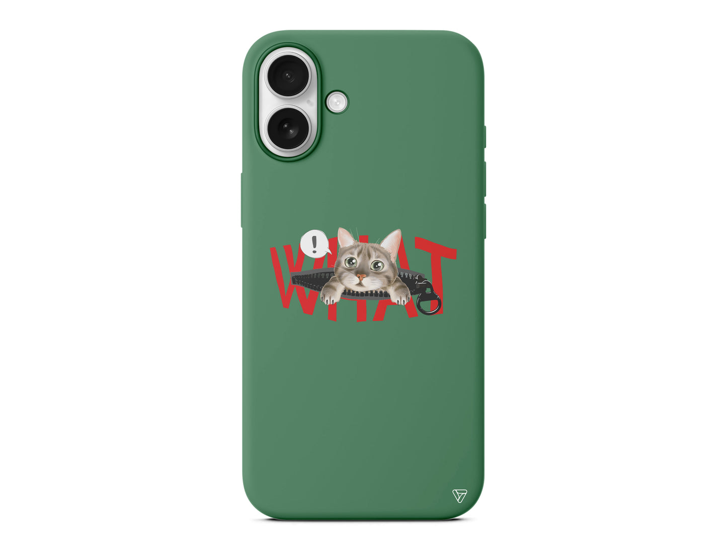 What! Kedi Lansman Model İçi Kadife Silikon Telefon Kılıfı