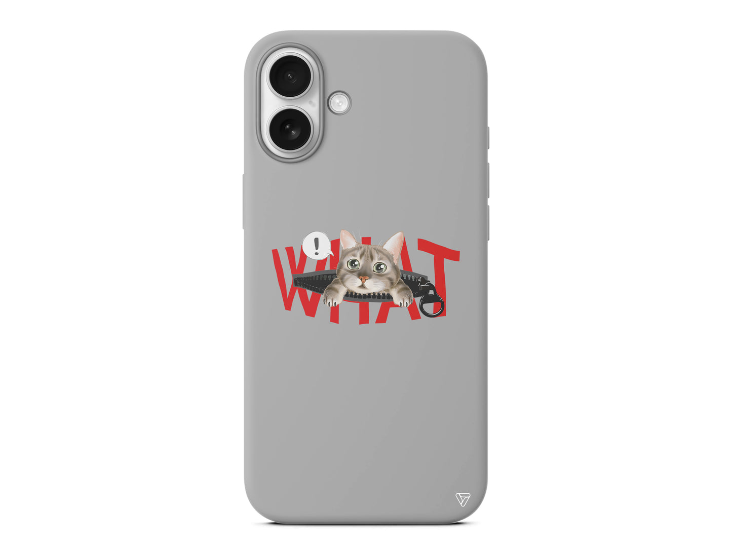 What! Kedi Lansman Model İçi Kadife Silikon Telefon Kılıfı – Plus Serisine Özel