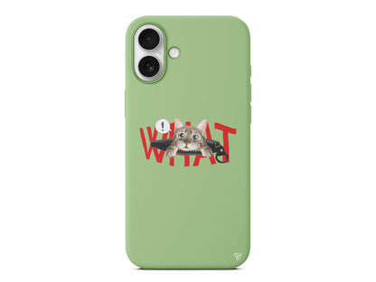 What! Kedi Lansman Model İçi Kadife Silikon Telefon Kılıfı – Plus Serisine Özel