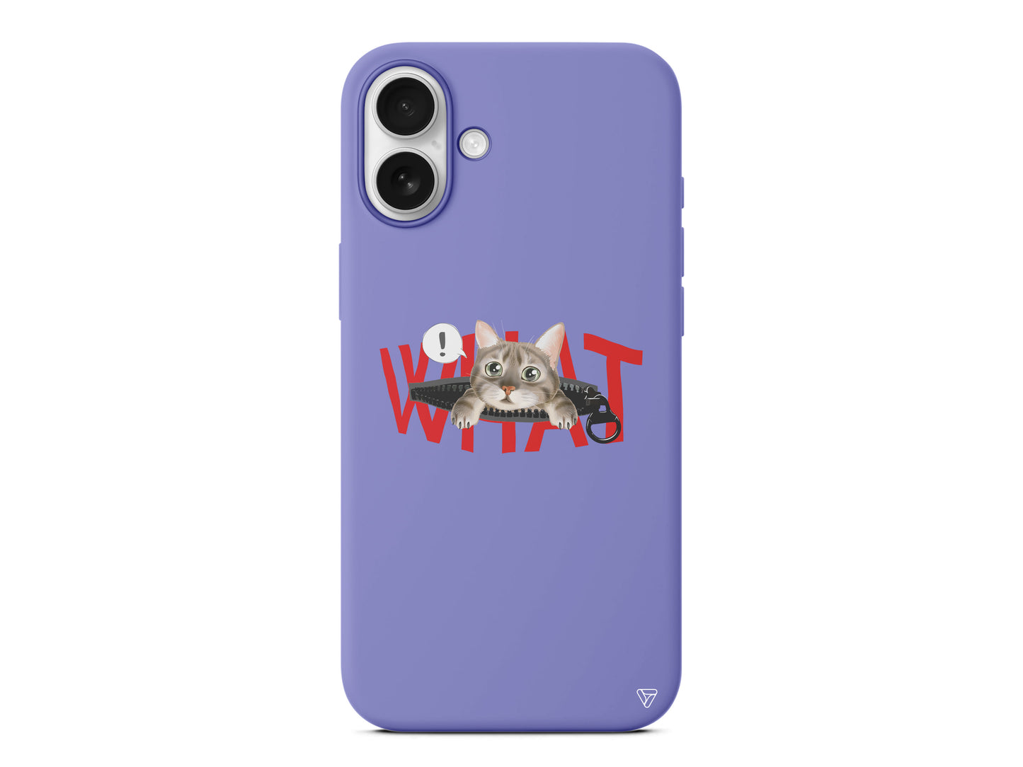 What! Kedi Lansman Model İçi Kadife Silikon Telefon Kılıfı – Plus Serisine Özel