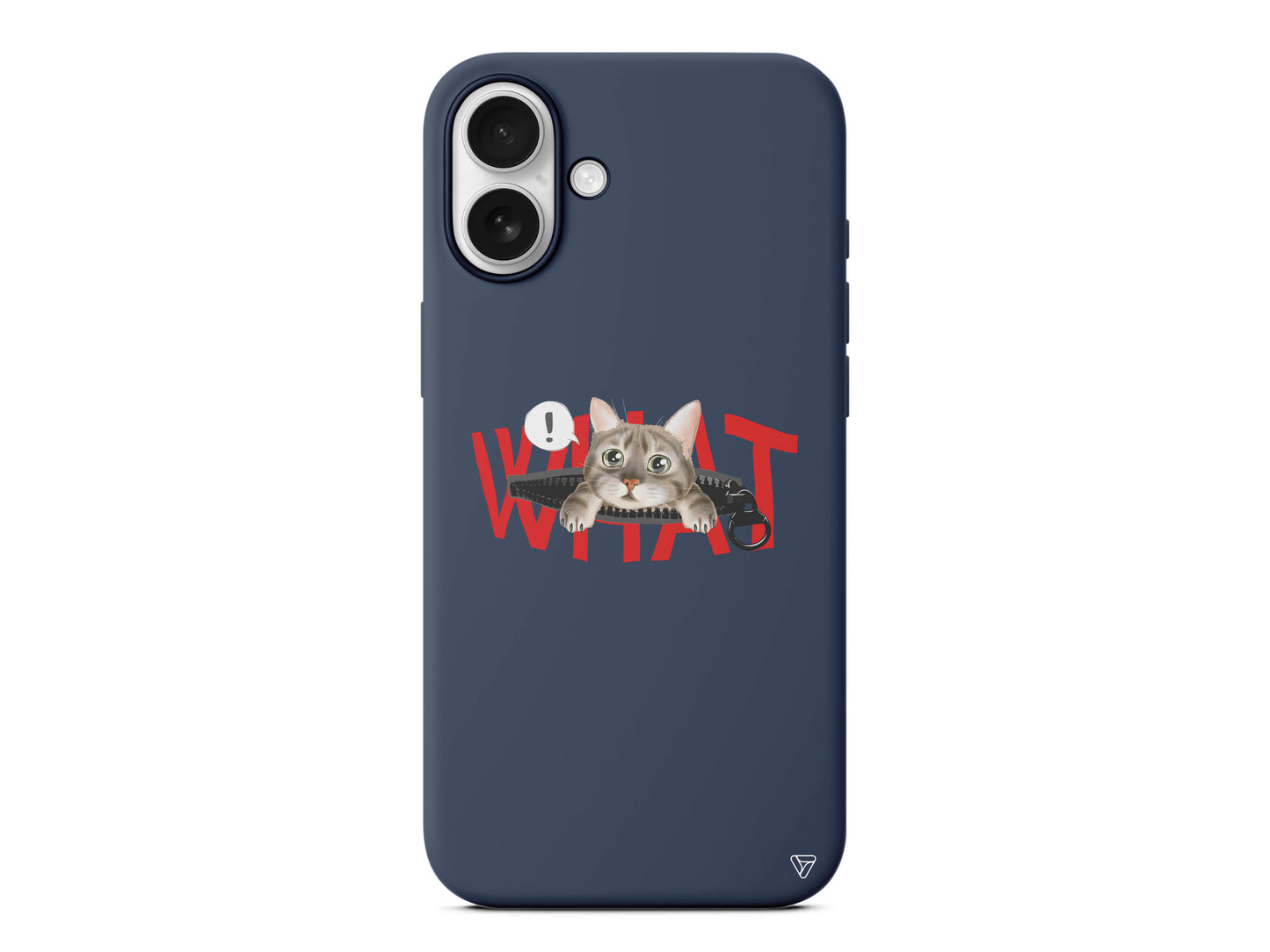 What! Kedi Lansman Model İçi Kadife Silikon Telefon Kılıfı – Plus Serisine Özel