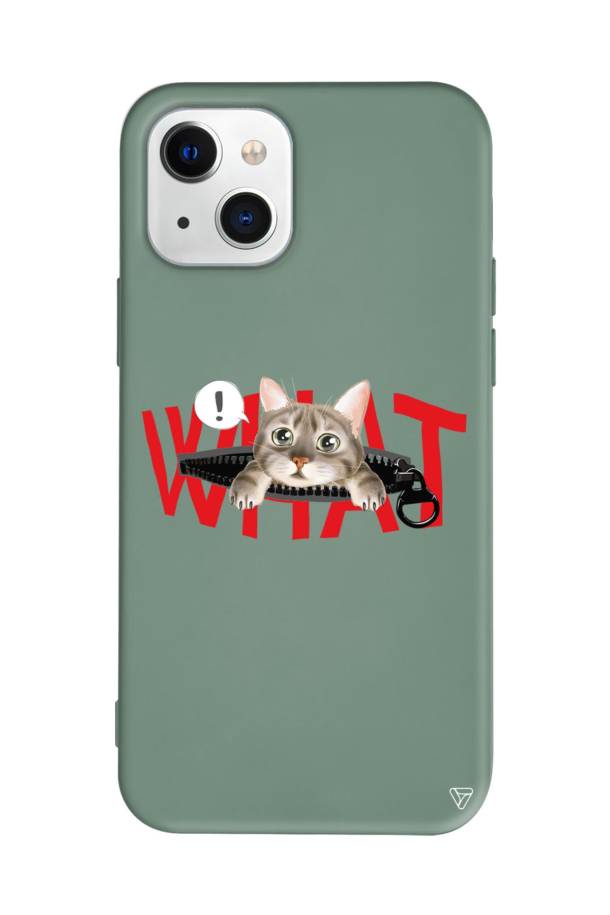 What! Kedi Lansman Model İçi Kadife Silikon Telefon Kılıfı