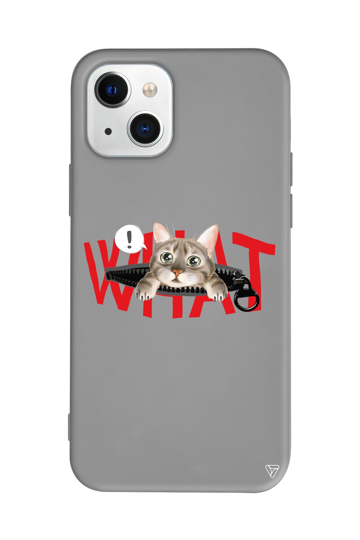 What! Kedi Lansman Model İçi Kadife Silikon Telefon Kılıfı – Plus Serisine Özel