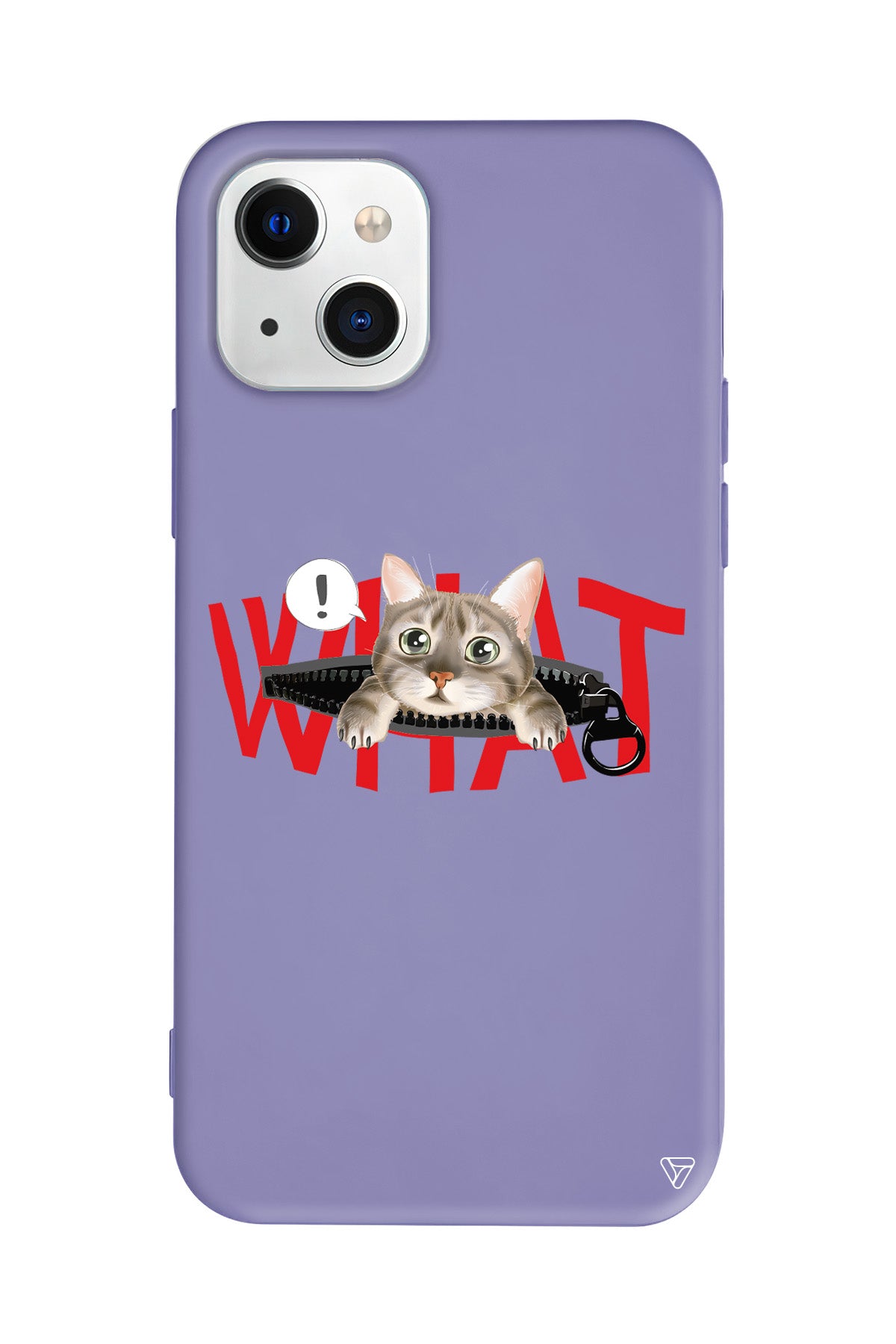 What! Kedi Lansman Model İçi Kadife Silikon Telefon Kılıfı