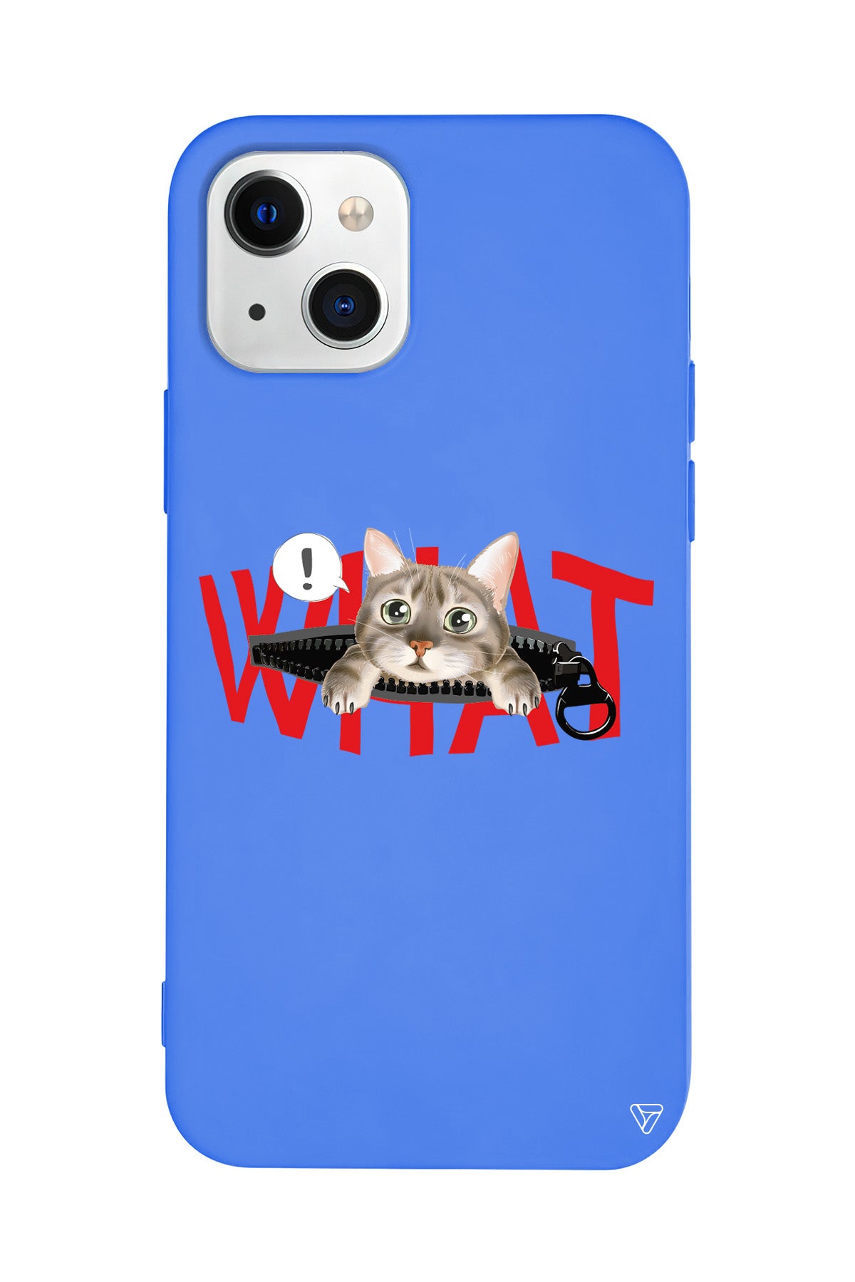 What! Kedi Lansman Model İçi Kadife Silikon Telefon Kılıfı