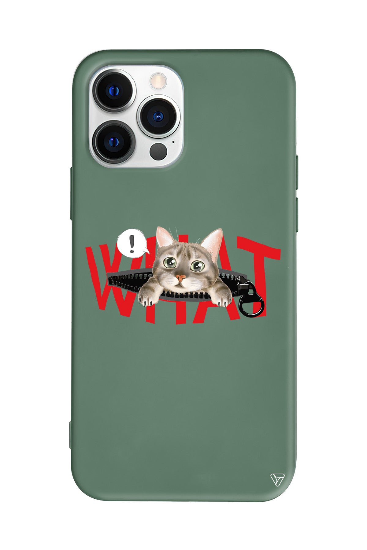 What! Kedi Lansman Model İçi Kadife Silikon Telefon Kılıfı