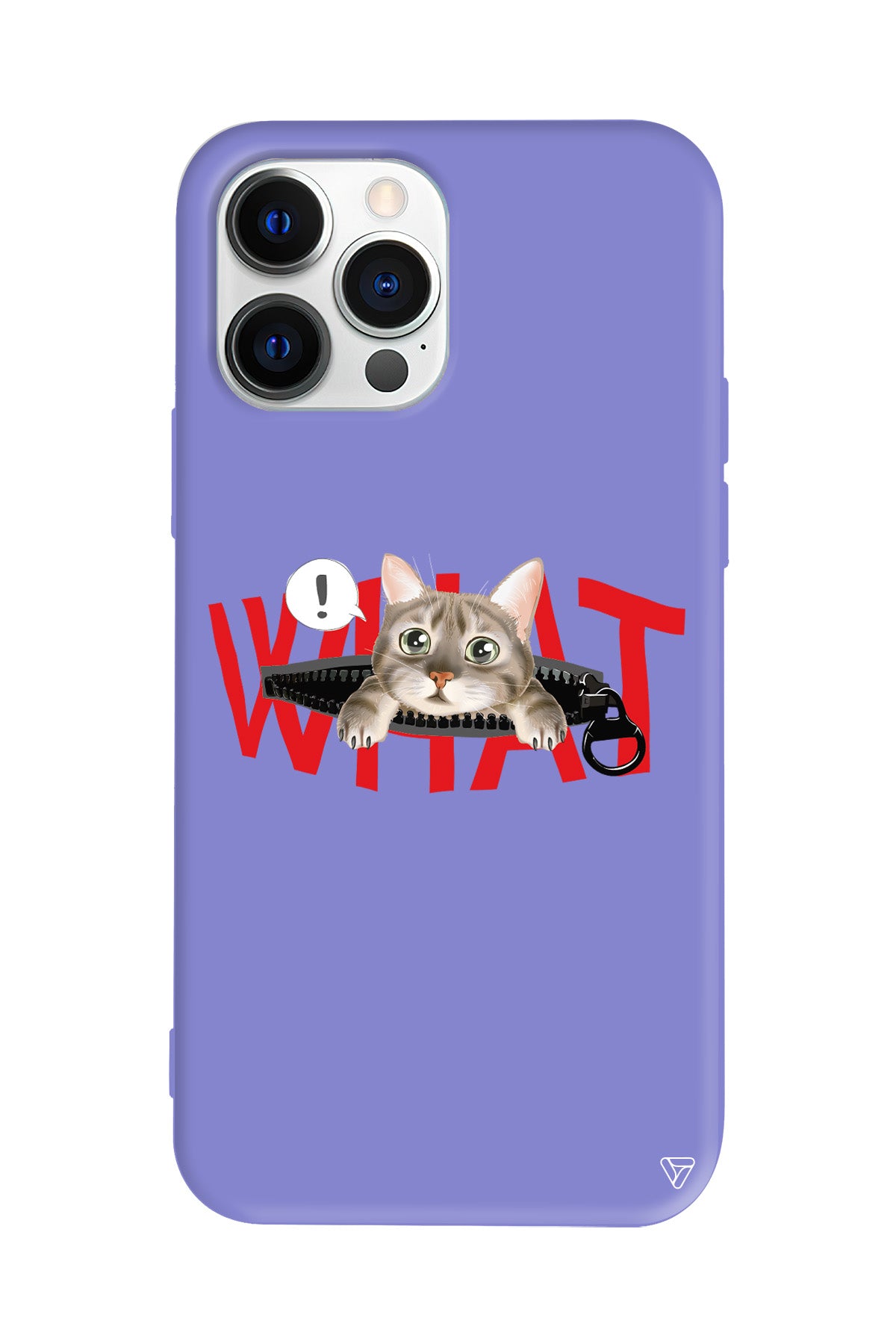 What! Kedi Lansman Model İçi Kadife Silikon Telefon Kılıfı