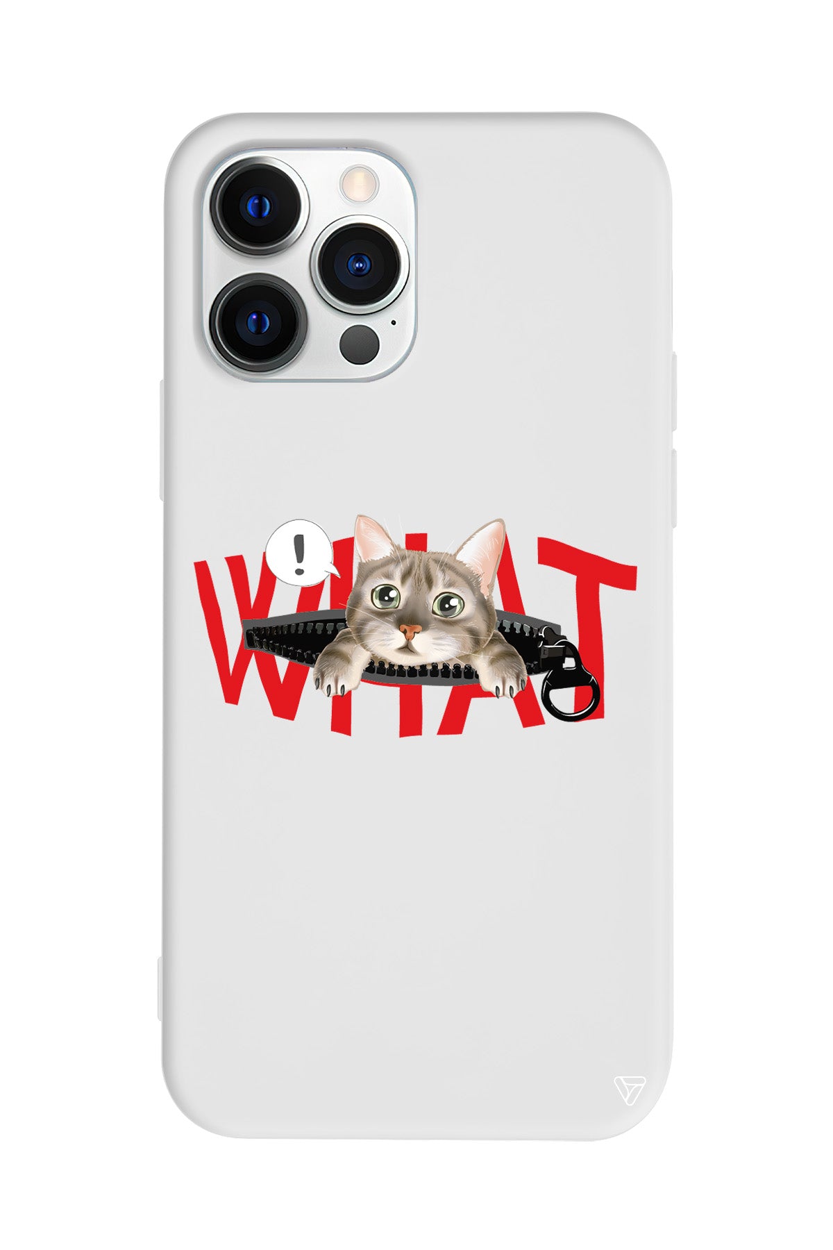 What! Kedi Lansman Model İçi Kadife Silikon Telefon Kılıfı