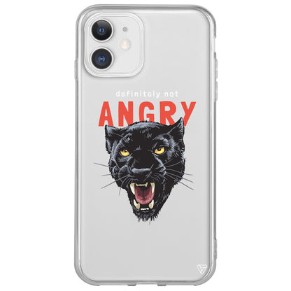 Sinirli Jaguar Pars Lansman Model İçi Kadife Silikon Telefon Kılıfı