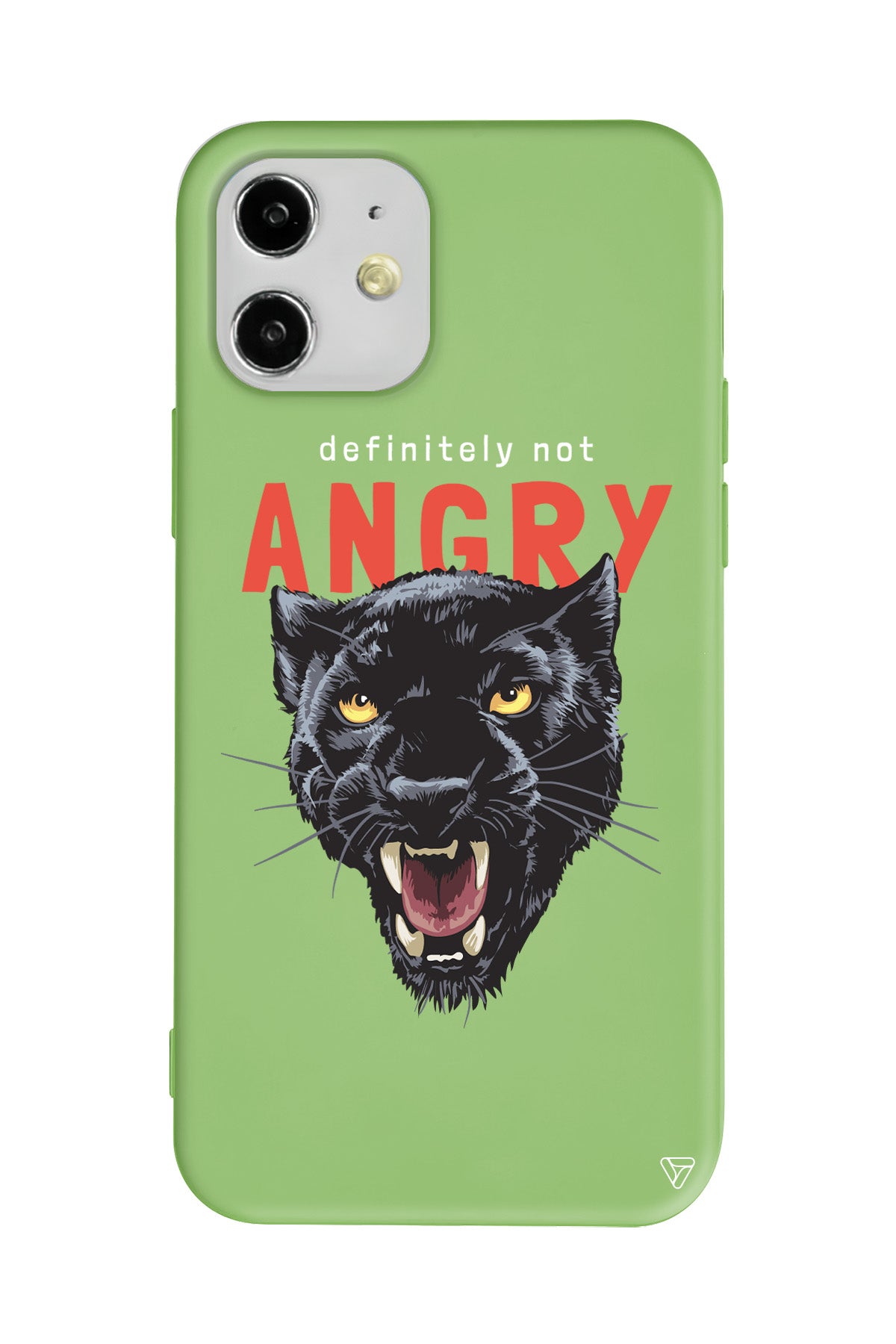 Sinirli Jaguar Pars Lansman Model İçi Kadife Silikon Telefon Kılıfı