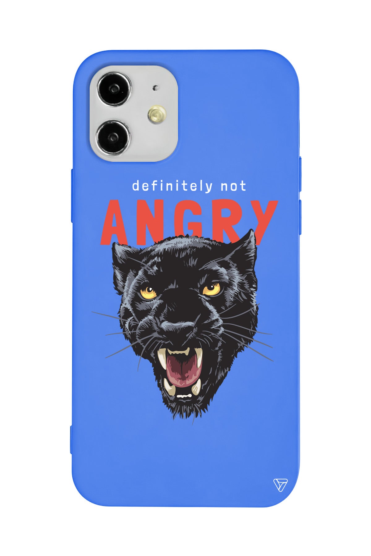 Sinirli Jaguar Pars Lansman Model İçi Kadife Silikon Telefon Kılıfı