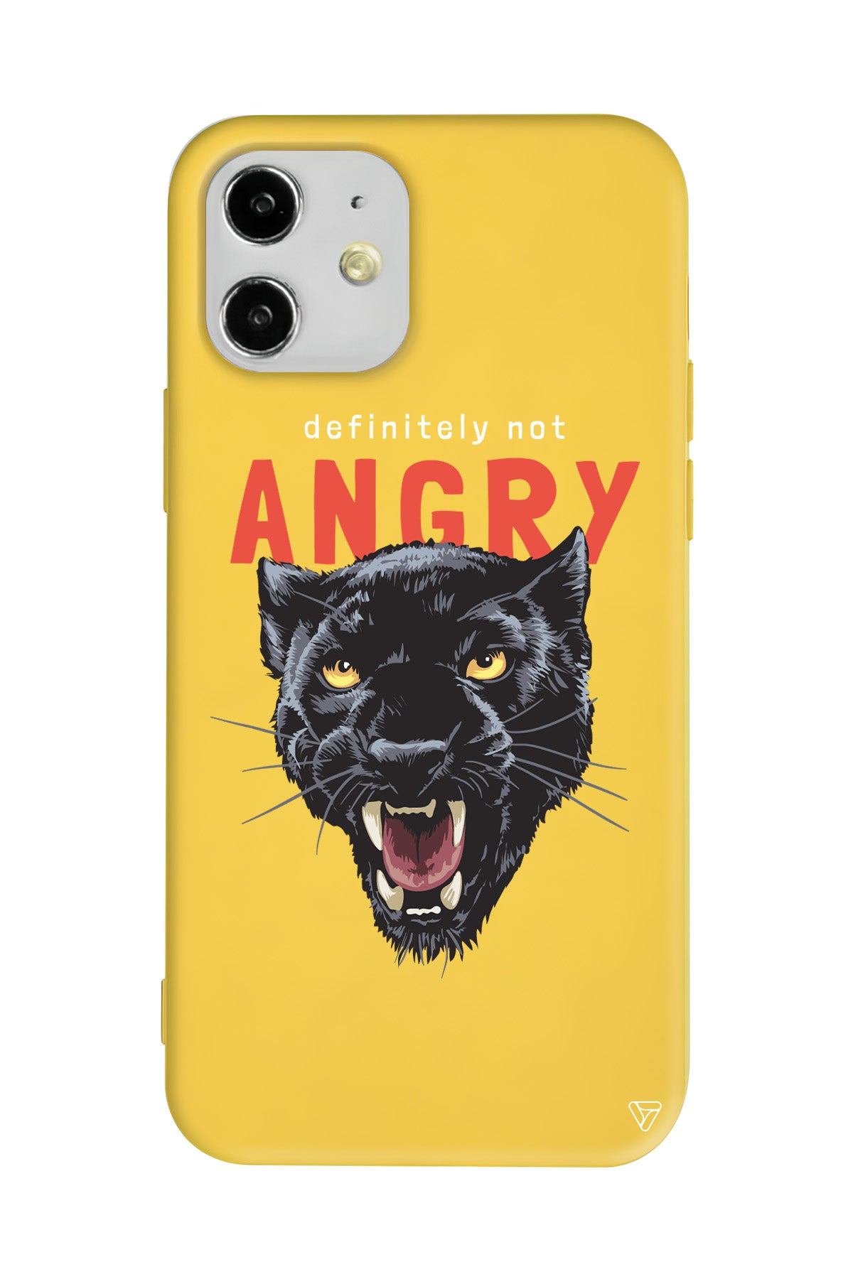 Sinirli Jaguar Pars Lansman Model İçi Kadife Silikon Telefon Kılıfı