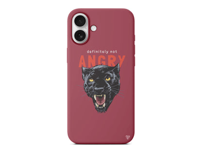 Sinirli Jaguar Pars Lansman Model İçi Kadife Silikon Telefon Kılıfı