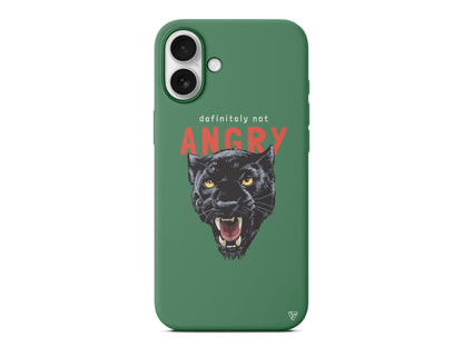 Sinirli Jaguar Pars Lansman Model İçi Kadife Silikon Telefon Kılıfı