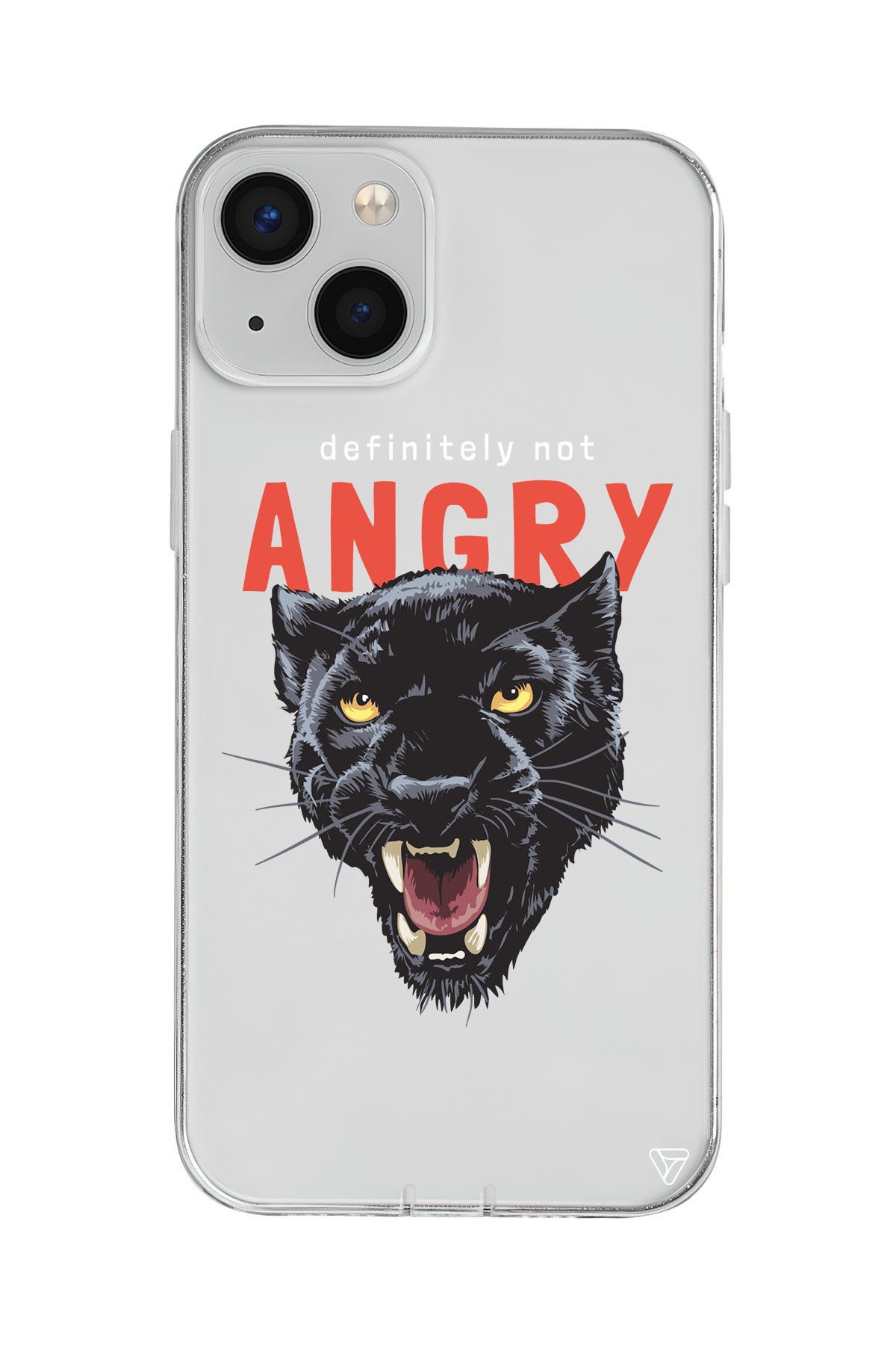 Sinirli Jaguar Pars Lansman Model İçi Kadife Silikon Telefon Kılıfı