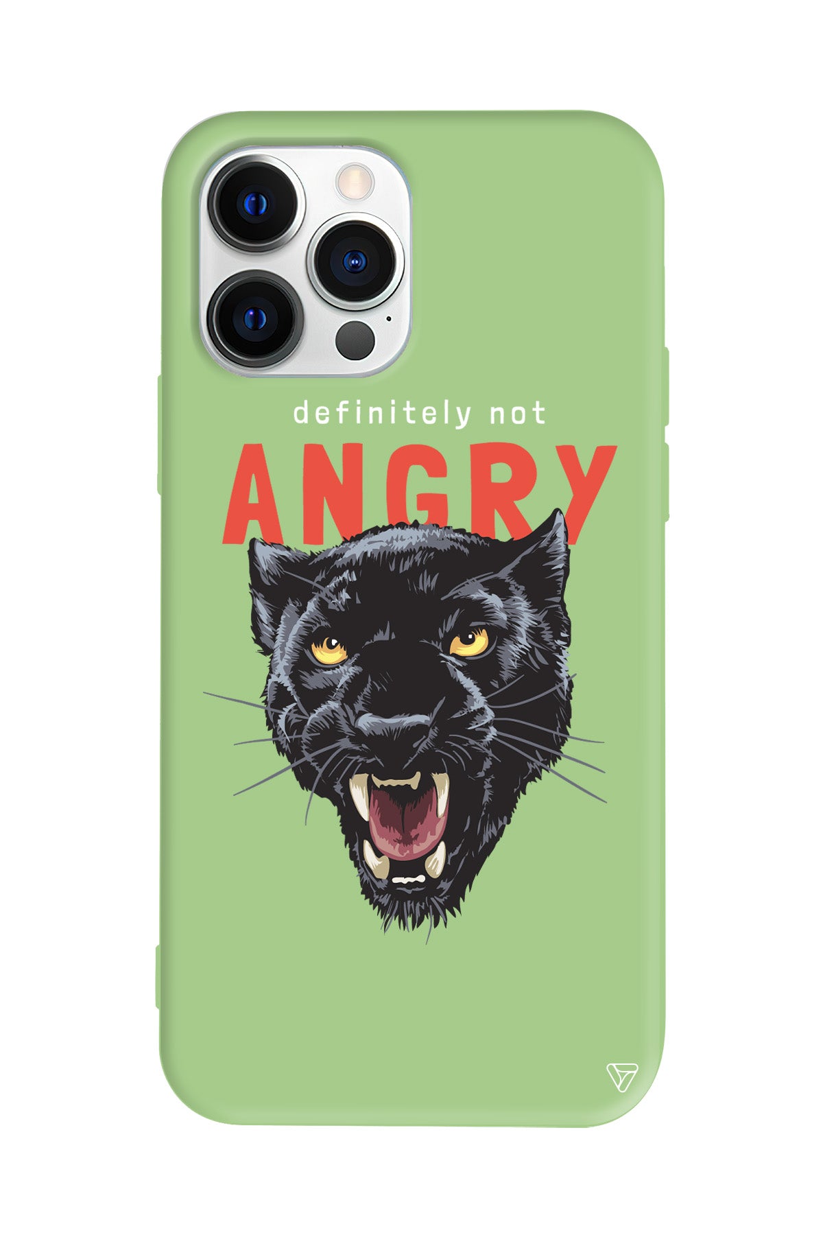 Sinirli Jaguar Pars Lansman Model İçi Kadife Silikon Telefon Kılıfı