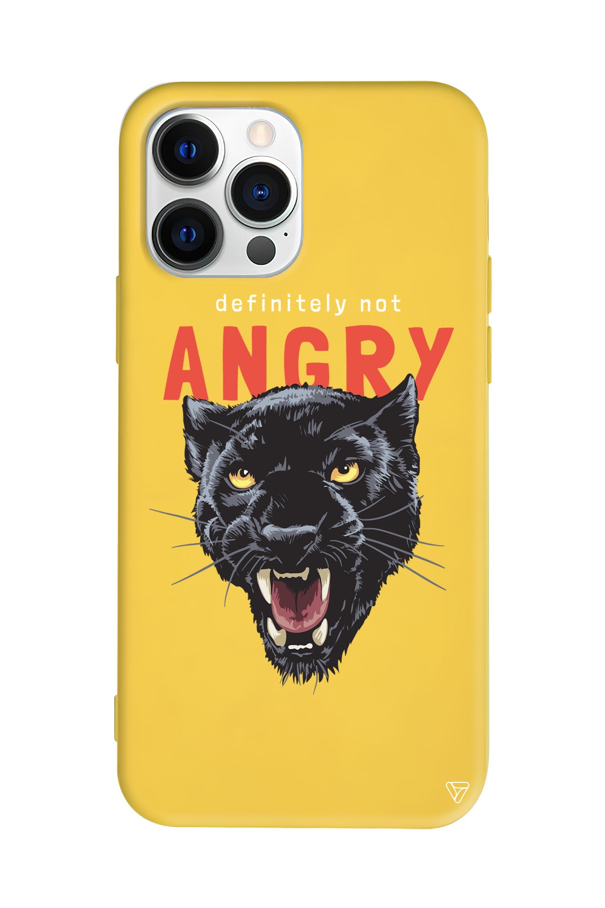 Sinirli Jaguar Pars Lansman Model İçi Kadife Silikon Telefon Kılıfı