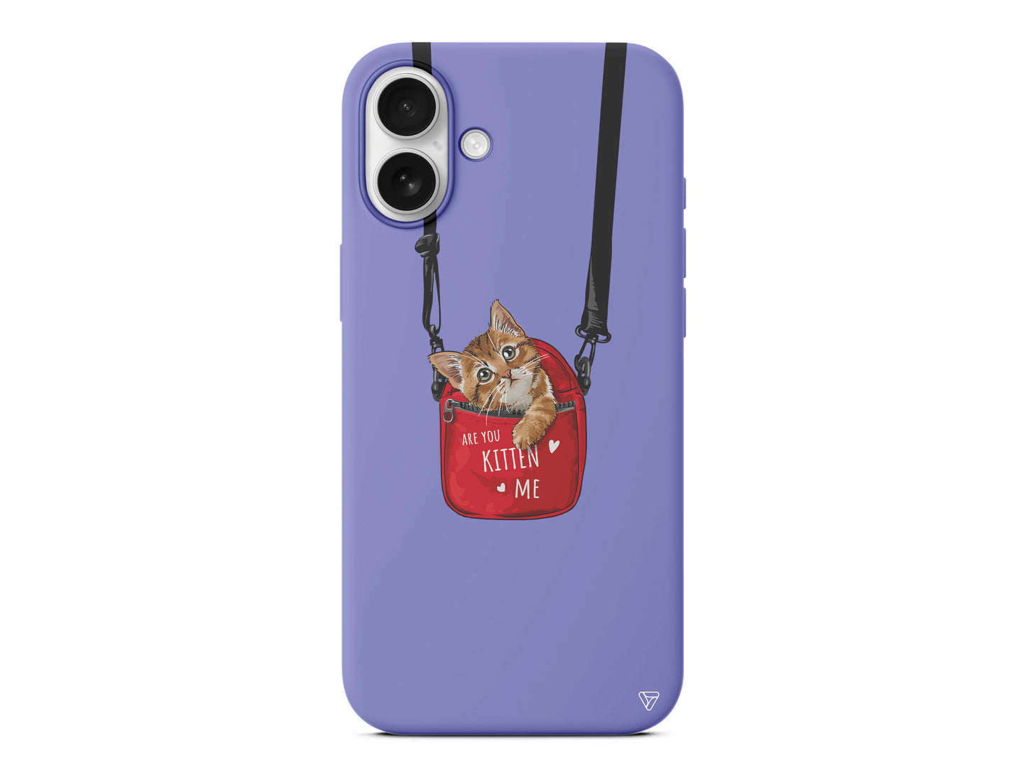 Çantada Kedi Lansman Model İçi Kadife Silikon Telefon Kılıfı – Plus Serisine Özel