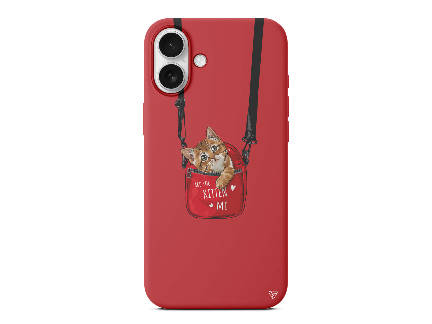 Çantada Kedi Lansman Model İçi Kadife Silikon Telefon Kılıfı – Plus Serisine Özel