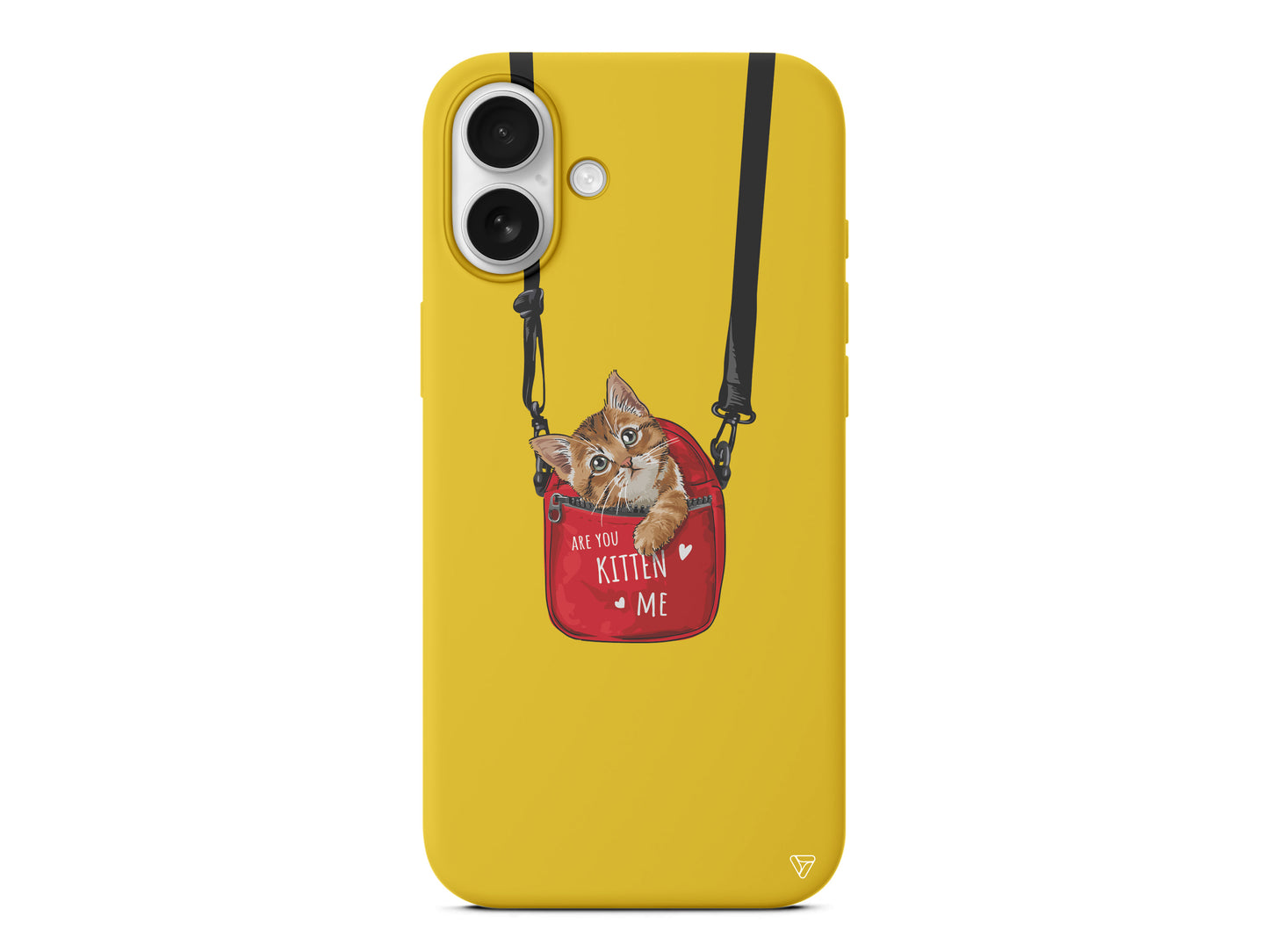 Çantada Kedi Lansman Model İçi Kadife Silikon Telefon Kılıfı – Plus Serisine Özel