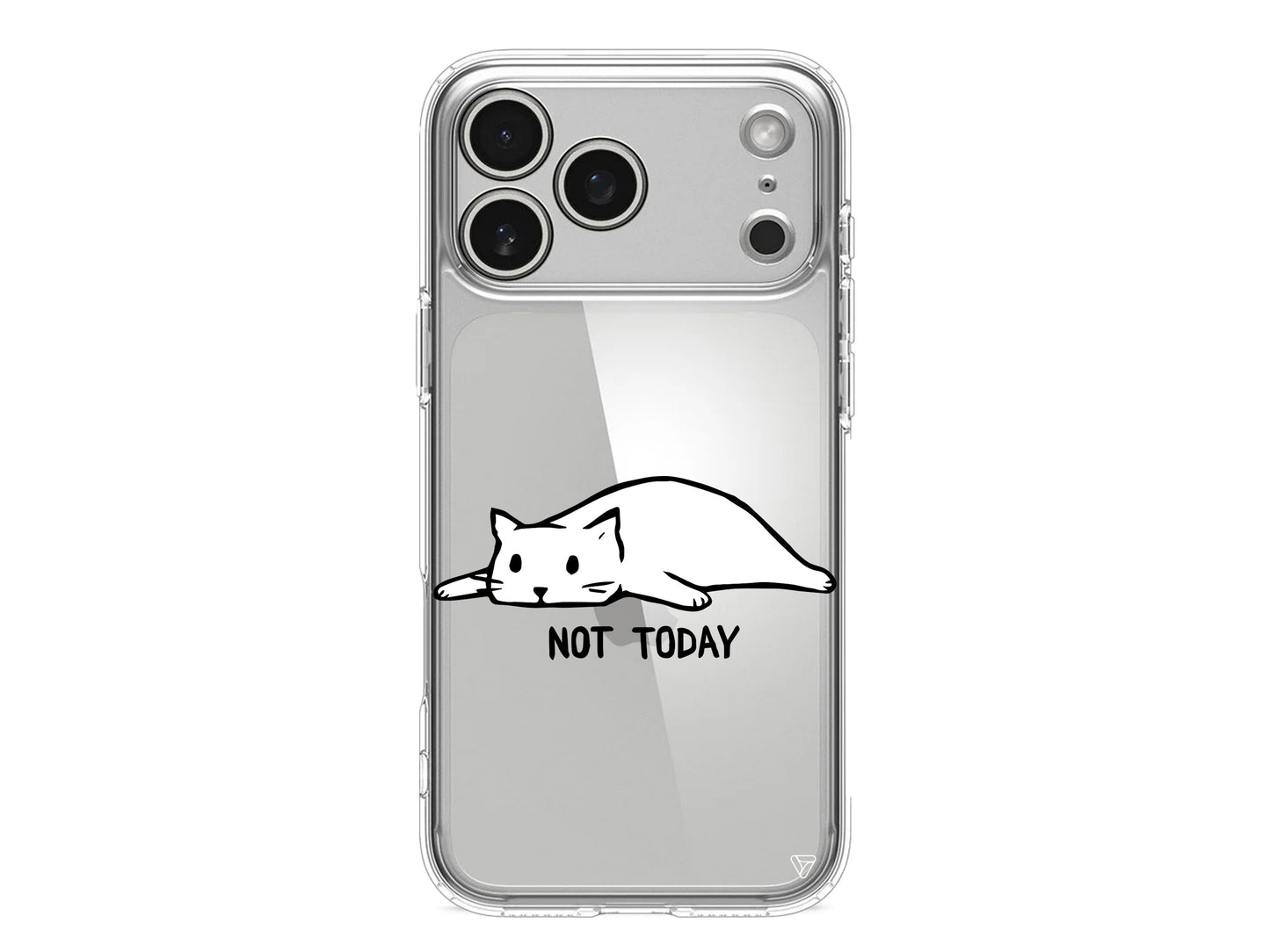 Kedi Not Today Lansman Model İçi Kadife Silikon Telefon Kılıfı
