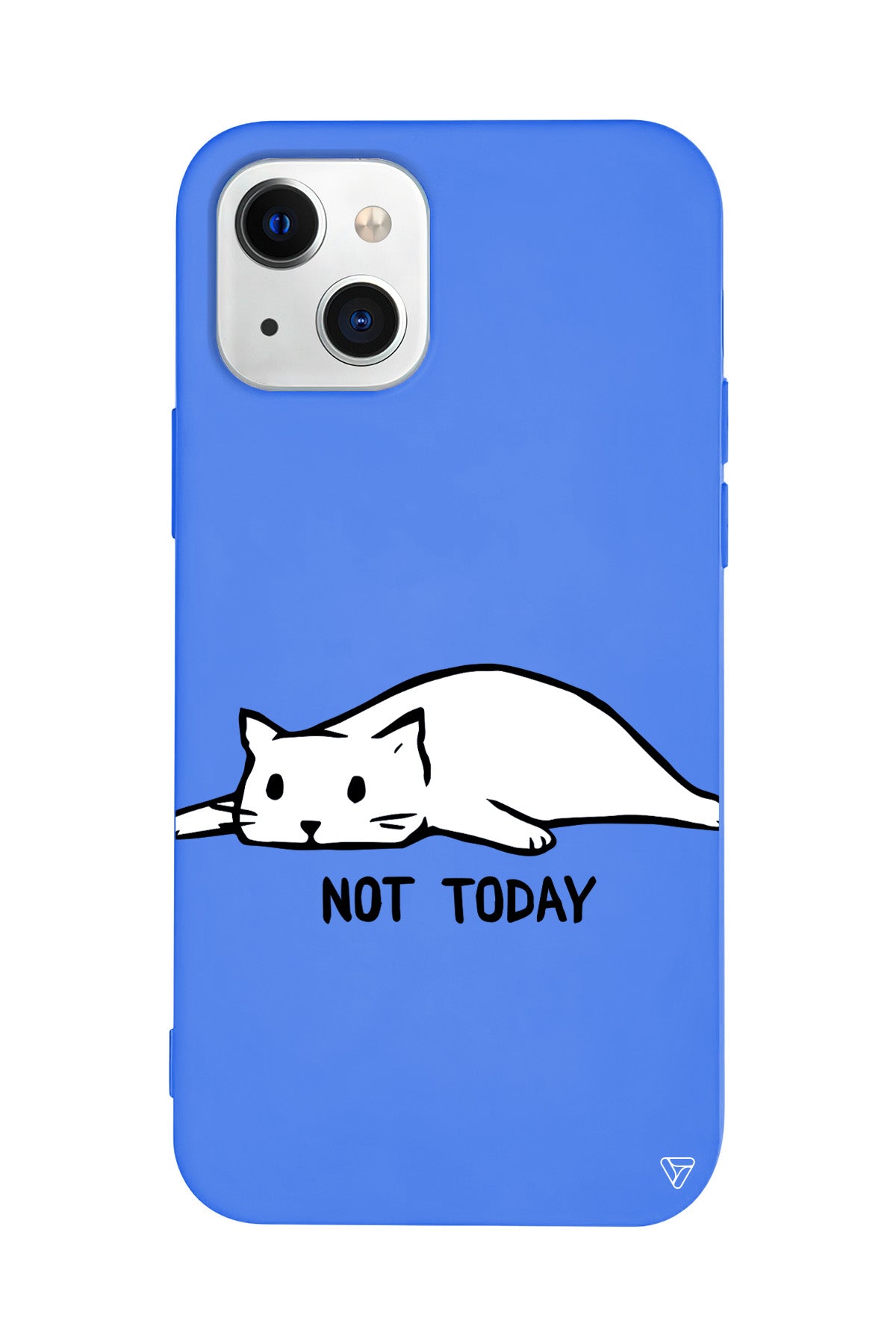 Kedi Not Today Lansman Model İçi Kadife Silikon Telefon Kılıfı – Plus Serisine Özel