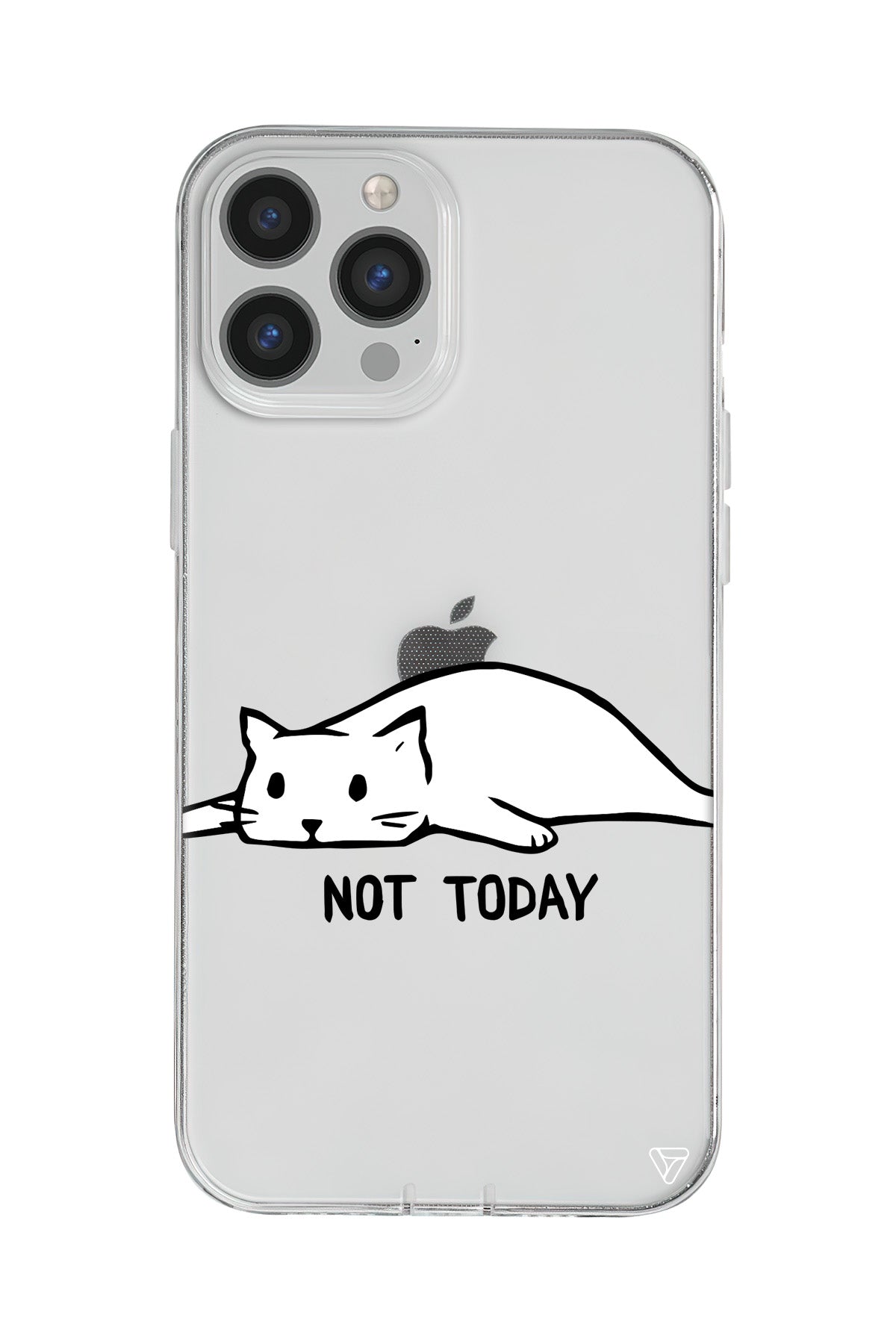 Kedi Not Today Lansman Model İçi Kadife Silikon Telefon Kılıfı