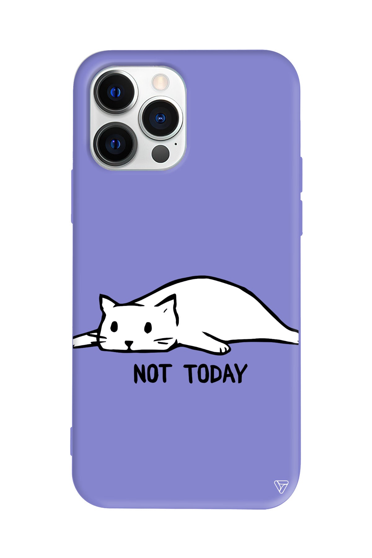 Kedi Not Today Lansman Model İçi Kadife Silikon Telefon Kılıfı