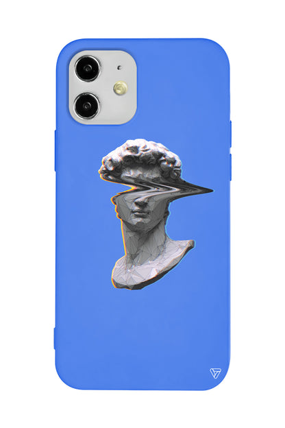 Glitch David Lansman Model İçi Kadife Silikon Telefon Kılıfı