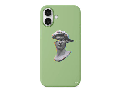 Glitch David Lansman Model İçi Kadife Silikon Telefon Kılıfı – Plus Serisine Özel