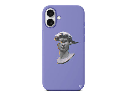 Glitch David Lansman Model İçi Kadife Silikon Telefon Kılıfı – Plus Serisine Özel