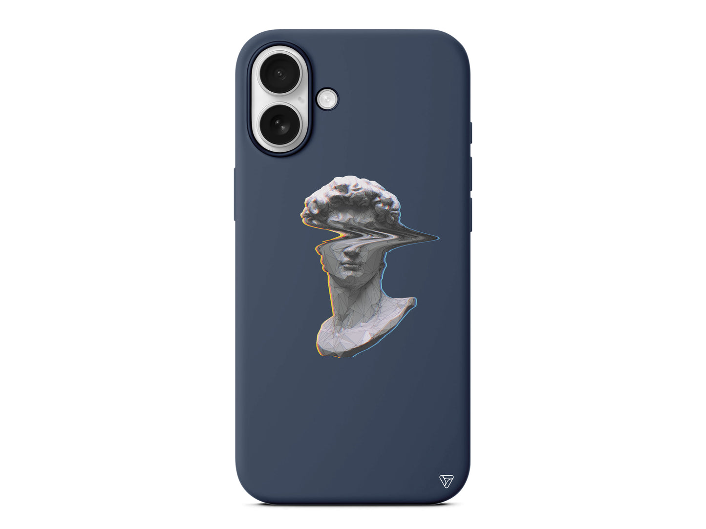 Glitch David Lansman Model İçi Kadife Silikon Telefon Kılıfı – Plus Serisine Özel