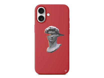 Glitch David Lansman Model İçi Kadife Silikon Telefon Kılıfı – Plus Serisine Özel