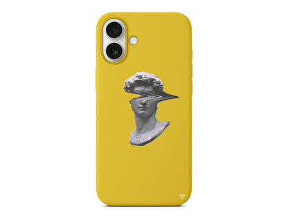 Glitch David Lansman Model İçi Kadife Silikon Telefon Kılıfı