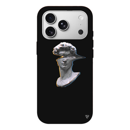 Glitch David Lansman Model İçi Kadife Silikon Telefon Kılıfı