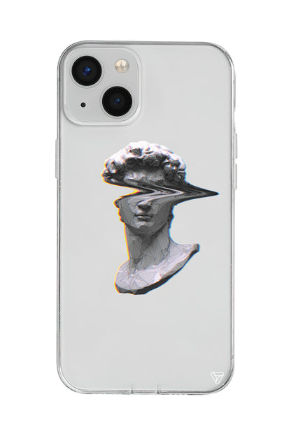 Glitch David Lansman Model İçi Kadife Silikon Telefon Kılıfı