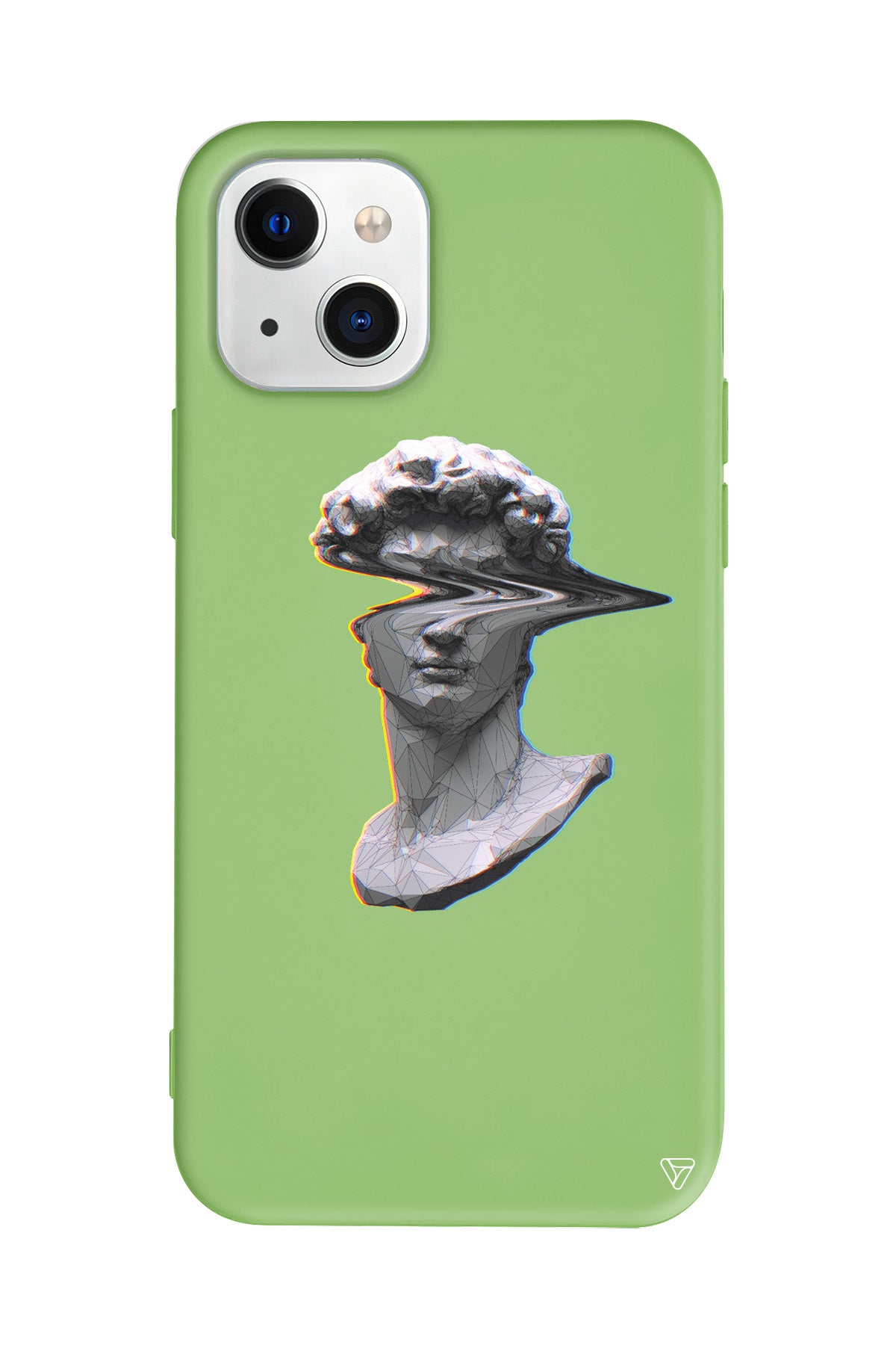 Glitch David Lansman Model İçi Kadife Silikon Telefon Kılıfı