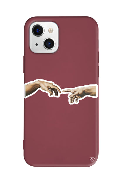 Adem'in Yaratılışı Lansman Model İçi Kadife Silikon Telefon Kılıfı – Plus Serisine Özel