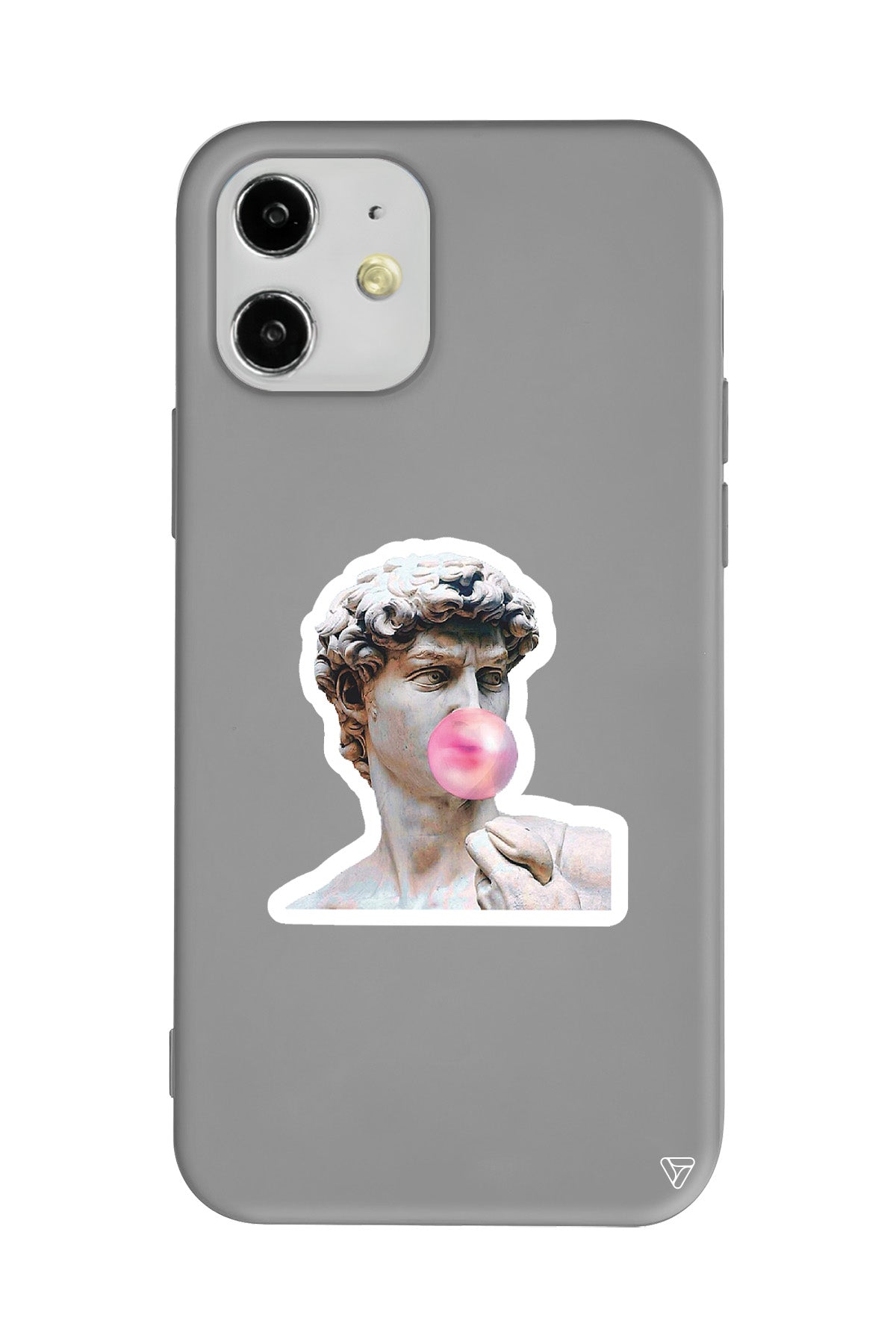 Postmodern David Lansman Model İçi Kadife Silikon Telefon Kılıfı